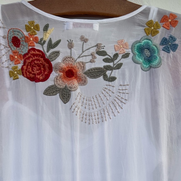 Johnny Was Fiero Embroidered Dress Size Small - Picture 11 of 17